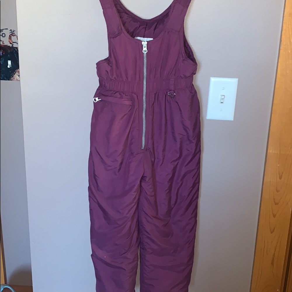 Girls purple snow pants